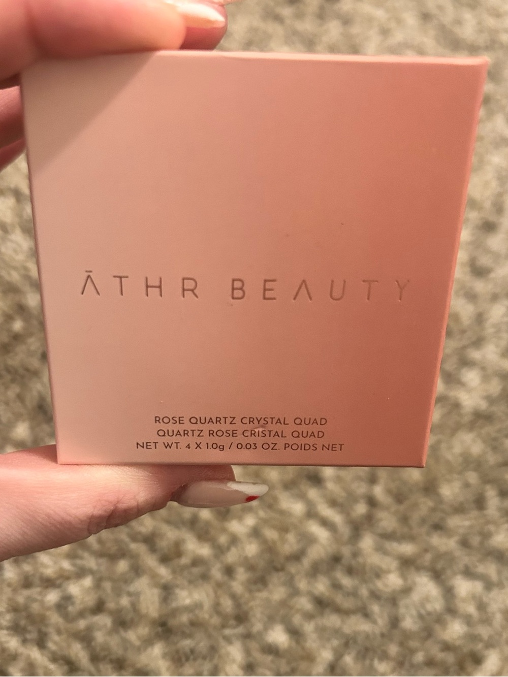 ATHR BEAUTY ROSE QUARTZ CRYSTAL EYESHADOW QUAD - Picture 4 of 6